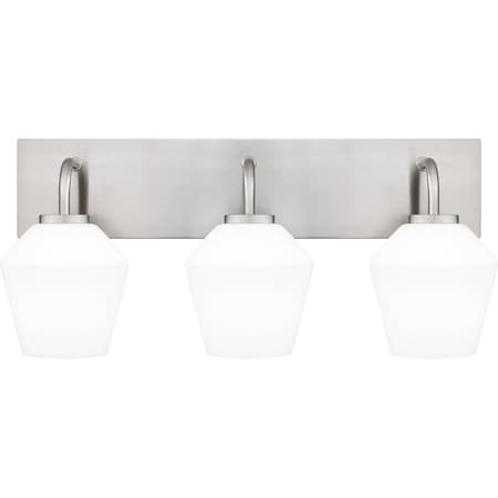 Quoizel Nielson Bath 3 Lights Brushed Nickel NIE8621BN